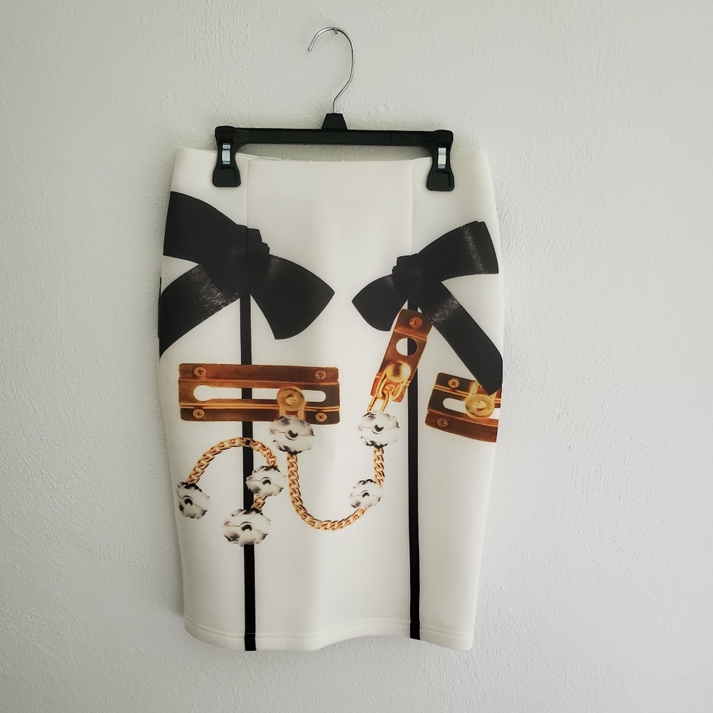 Black&Gold Pencil Skirt